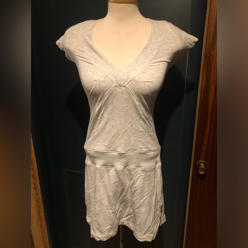 Women's Gray T-shirt  Dress